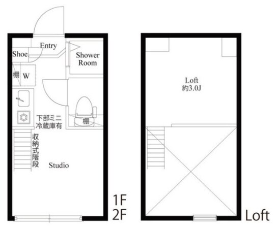 ポラリス上十条の物件間取画像